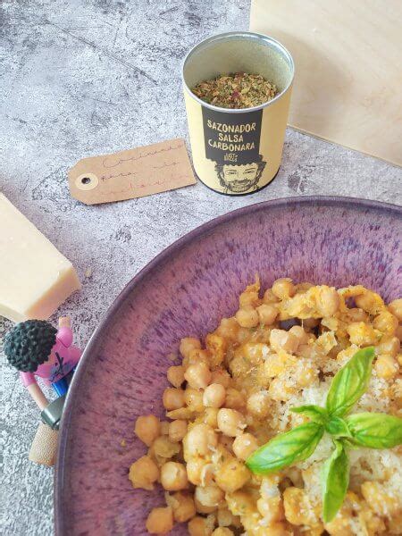 Garbanzos A La Carbonara Cocinando Para Mis Cachorritos