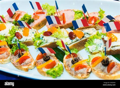 Assorted Canapes Hi Res Stock Photography And Images Alamy