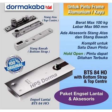 Jual Floor Hinge Dorma Bts 84 Hold Open Set Dormakaba Bts 84 Ho Set