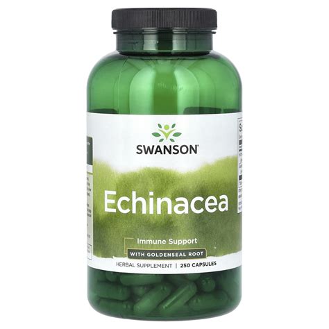 Swanson Echinacea With Goldenseal Root Capsules