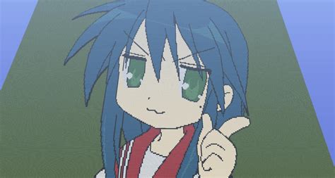 Konata Izumi Lucky Star Minecraft Project