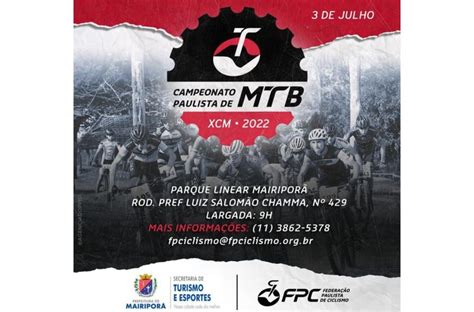 Inscri Es Para O Campeonato Paulista De Mtb Xcm Terminam Na