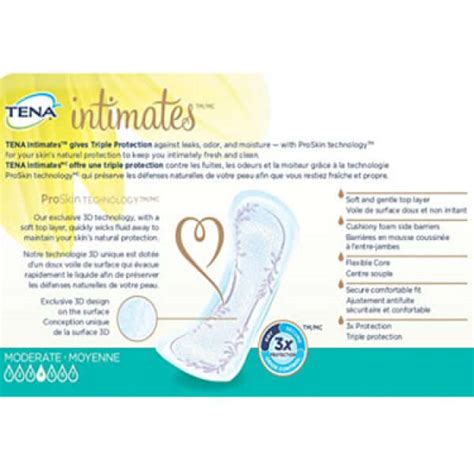 Tena® Intimates Bladder Control Pads Moderate Absorbency