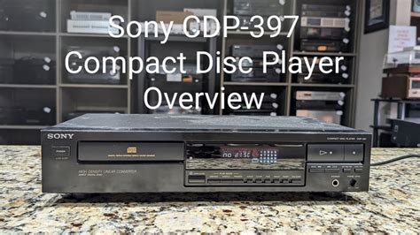 Sony Cdp Compact Disc Player Overview Youtube