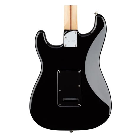 Disc Fender Deluxe Stratocaster Electric Guitar Black At Gear4music