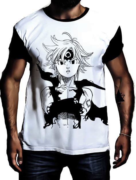 Camisa Camiseta Personalizada Meliodas Do Nanatsu No Taizai