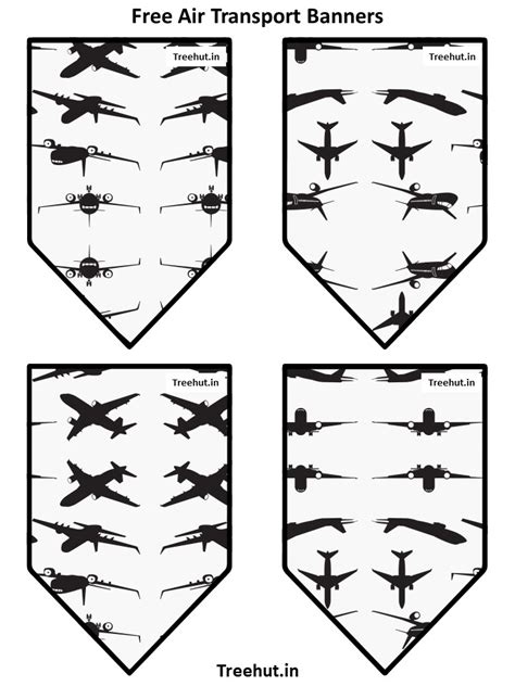 Free Air Transport Bulletin Board Decorations And Craft Printables 9