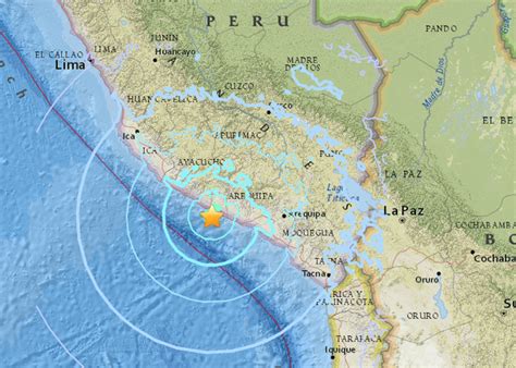 Sismo De Magnitud 6 3 Sacude Las Costas De Perú El Quinto Elemento Tv