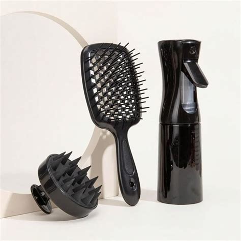 Ensemble De Brosses Démêlantes Pour Cheveux Bouclés Brosse À Cheveux