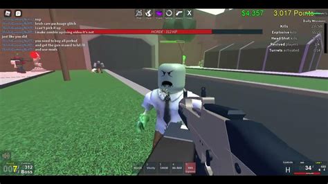 Roblox Zombie Uprising Upgraded Xm8 V S The Horde W Yoshigamingnoyt Youtube