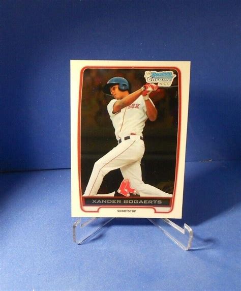 Xander Bogaerts Bowman Chrome St Rc Card Red Sox Qty Ebay