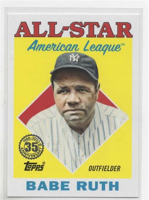 Topps Babe Ruth All Star AS EBay