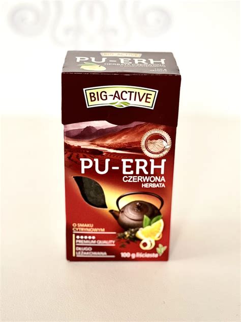 Herbata Big Active Pu Erh Czerwona Li G Kawy S Odycze Chemia