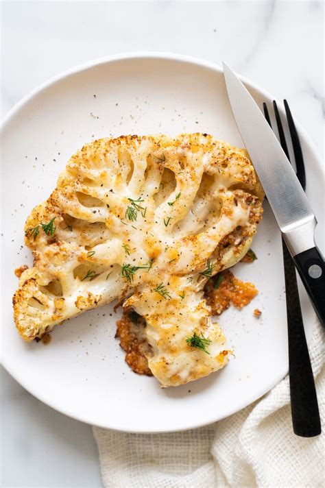 Cheesy Cauliflower Steaks