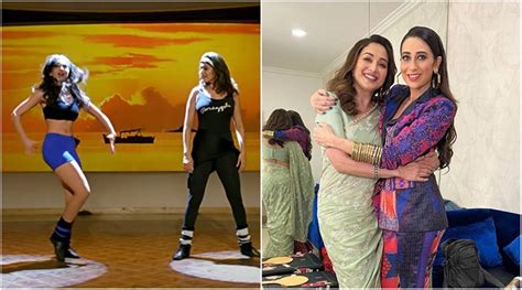 Karisma Kapoor And Madhuri Dixit Bump Into Each Other Fans Call It A