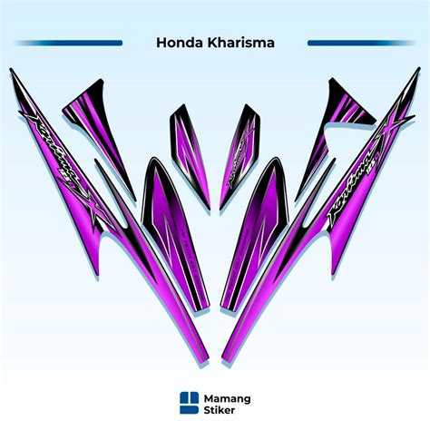 Jual Striping Honda Karisma X 125 Variasi 9 Thailand 125D D 125X