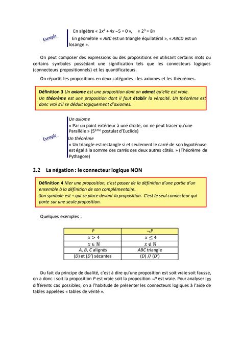 Solution Chapitre Logique Langage Math Matique Studypool