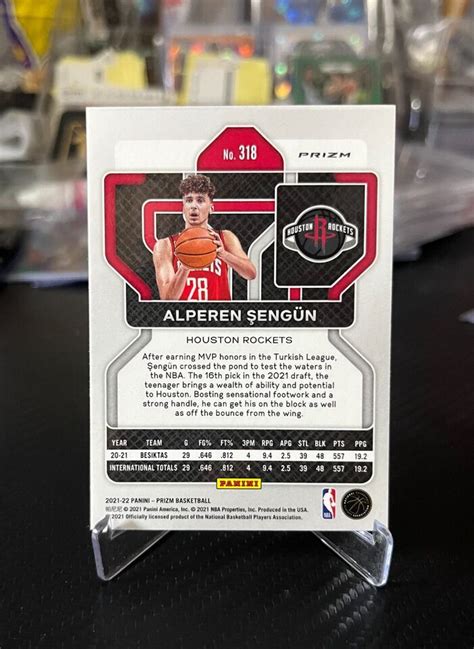 Panini Prizm Alperen Sengun Rc Silver Houston Rockets Ebay