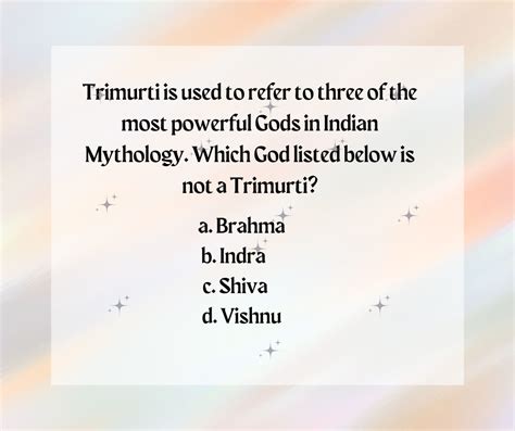 Mythology Quiz Day 1 Kavi Ram