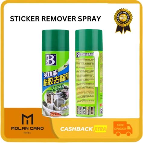 Jual MOLAN CANO STICKER REMOVER SPRAY PENGHAPUS BEKAS CAT PENGHILANG