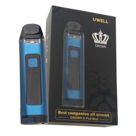 Jual Pod Vape Crown D Pod Mod Kit W Mah Blue Authentic By Uwell