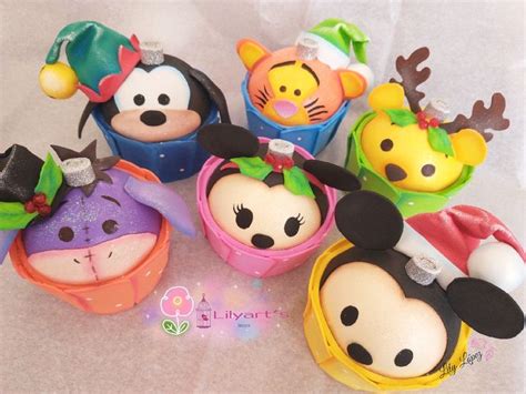 Fofuesferas navideñas Disney tsum tsum Tsum tsum Tsum Navideño