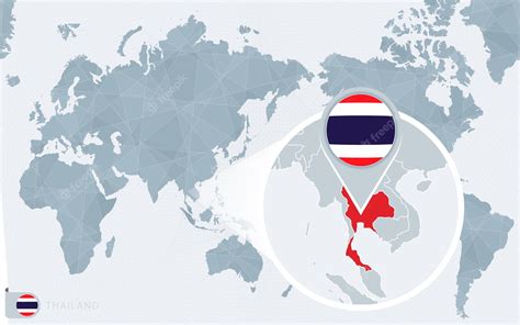 Thailand World Map Equator