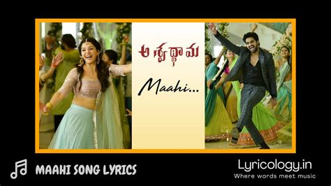 Maahi Song Lyrics Aswathama Telugu Movie