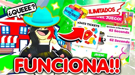 ESTE HACK TE DA TICKETS ILIMITADOS EN LA FERIA De ADOPT ME Roblox