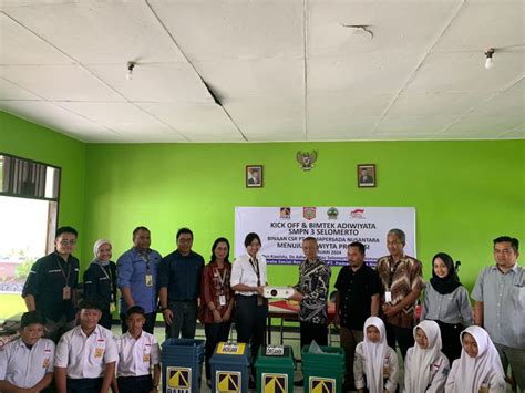 Dorong Siswa Peduli Lingkungan Pama Kick Off Sekolah Adiwiyata Smpn