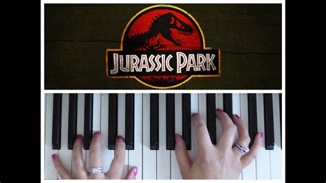 Jurassic Park Main Theme Easy Piano Tutorial Youtube