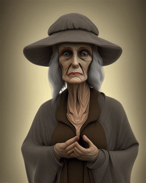 Old Hag 3d 8k High Definition Clear Focus Details Digital · Creative Fabrica