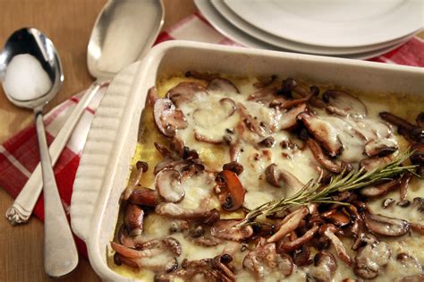 Recipe Polenta Gratin With Mushrooms And Fontina La Times Cooking