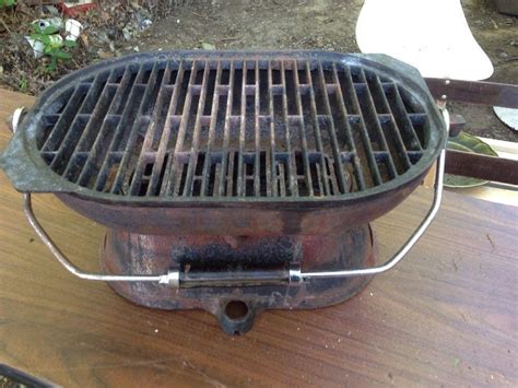 Vintage Cast Iron Pig Barbecue Grill 15l X 7w X 12h Ec