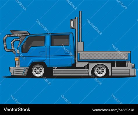 Dekotora japan truck Royalty Free Vector Image