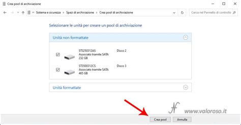 Spazi Di Archiviazione Di Windows 10 Mirroring Amedeo Valoroso