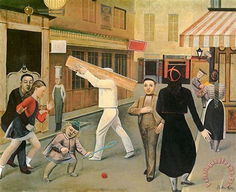 Balthasar Klossowski De Rola Balthus The Street Painting The