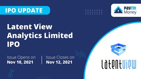 Latent View Analytics Limited IPO Update YouTube