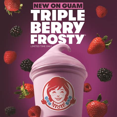 Wendy's Triple Berry Frosty - GPO Guam