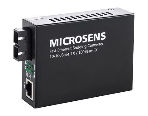 MICROSENS Fast Ethernet Bridging Converter SC Multi Mode MS400210