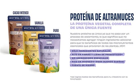 Proteína Vegana de Altramuz Tarwi Cacao Intenso 400g Proteína Vegetal