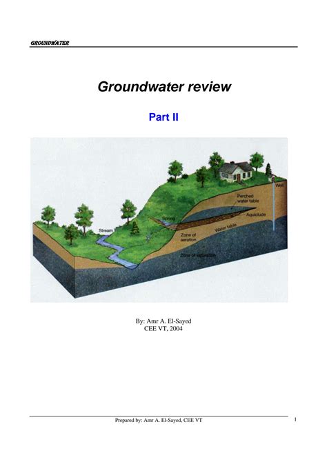 Solution Groundwater Part Ii Studypool