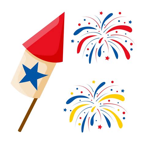 4th Of July Fireworks Clip Art