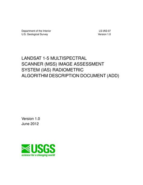 Pdf Landsat Multispectral Scanner Mss Image Dokumen Tips