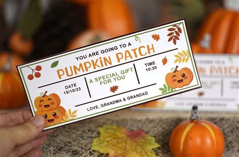 Pumpkin Patch Ticket