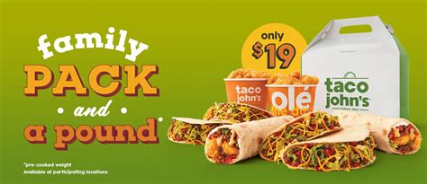 Taco John’s | Original Tacos, Burritos, Potato Olés® and more