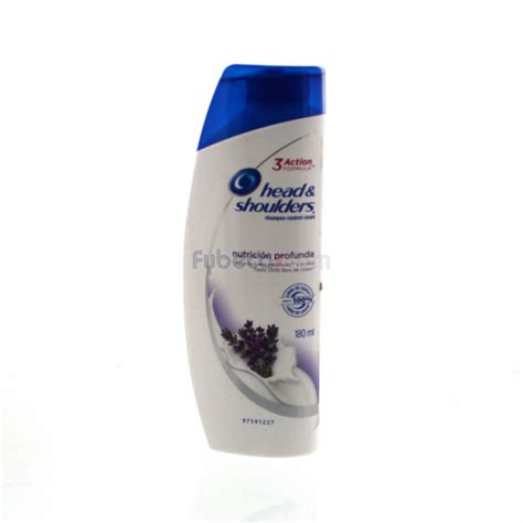 Shampoo Head And Shoulders Nutrición Profunda 180 Ml Frasco Fybeca