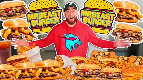 I Only Ate Mrbeast Burger For Hours Impossible Food Challenge