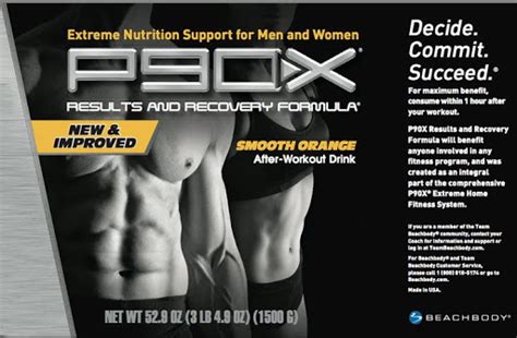 P90x ® Recovery Drink Insanity Results And Recovery Formula