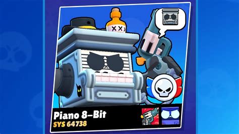 Piano 8 Bit Skin Brawl Stars Youtube